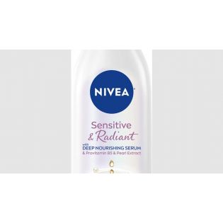 NIVEA Sensitive & Radiant Telové mlieko