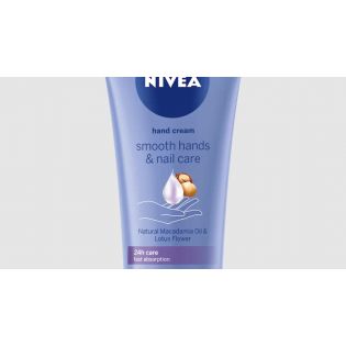 Krém na ruky NIVEA Smooth Hands & Cuticle Care